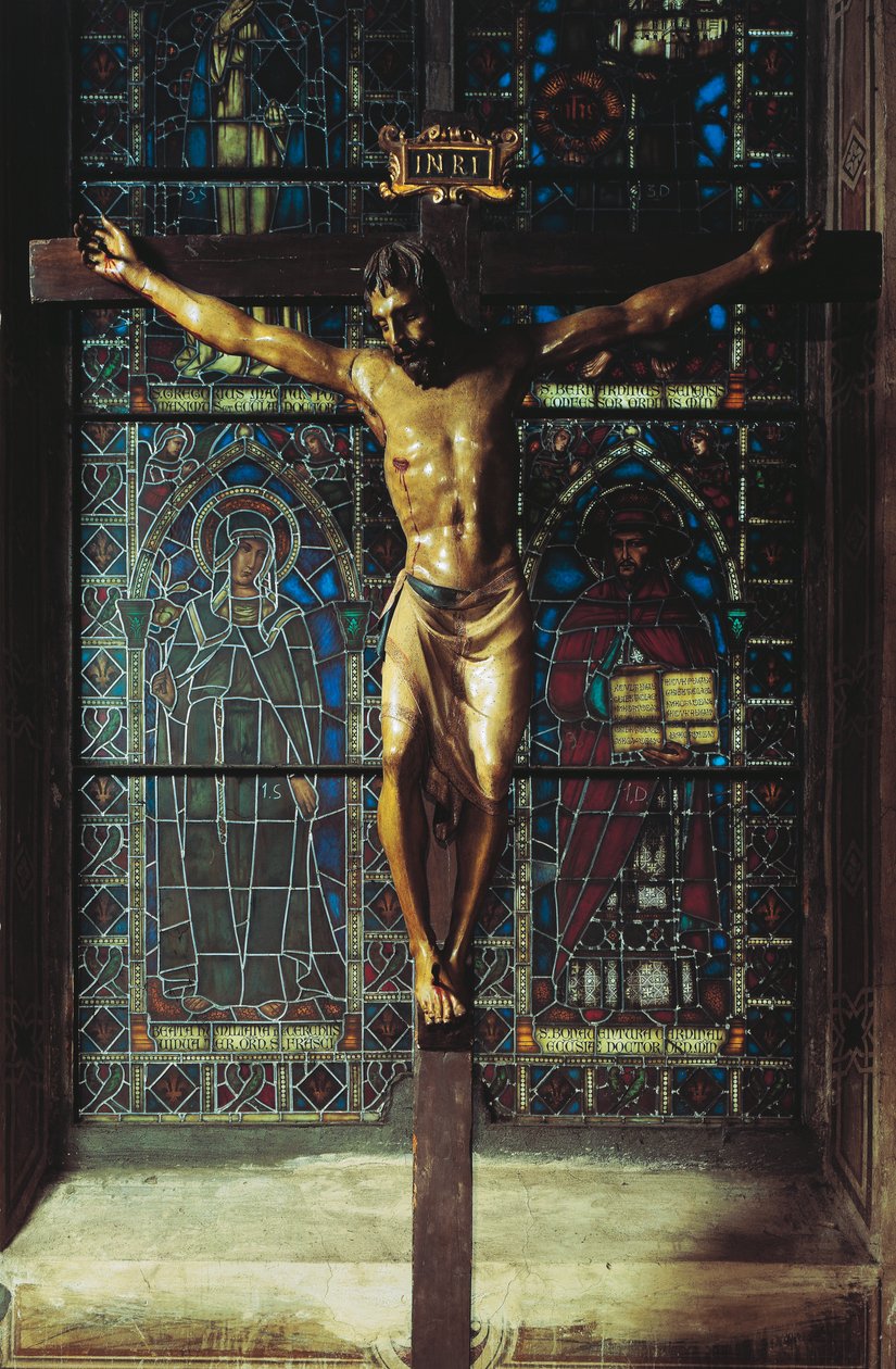 Italia, Florencia, Iglesia de Santa Croce, Crucifijo de Donatello