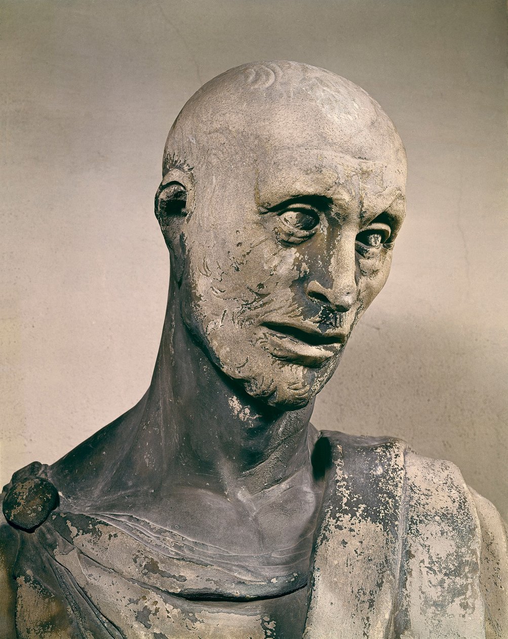 "El profeta Habacuc" Escultura en mármol de Donato de Betto Bardi, conocido como Donatello (1386-1466) 1427-1436 Florencia, Museo dell