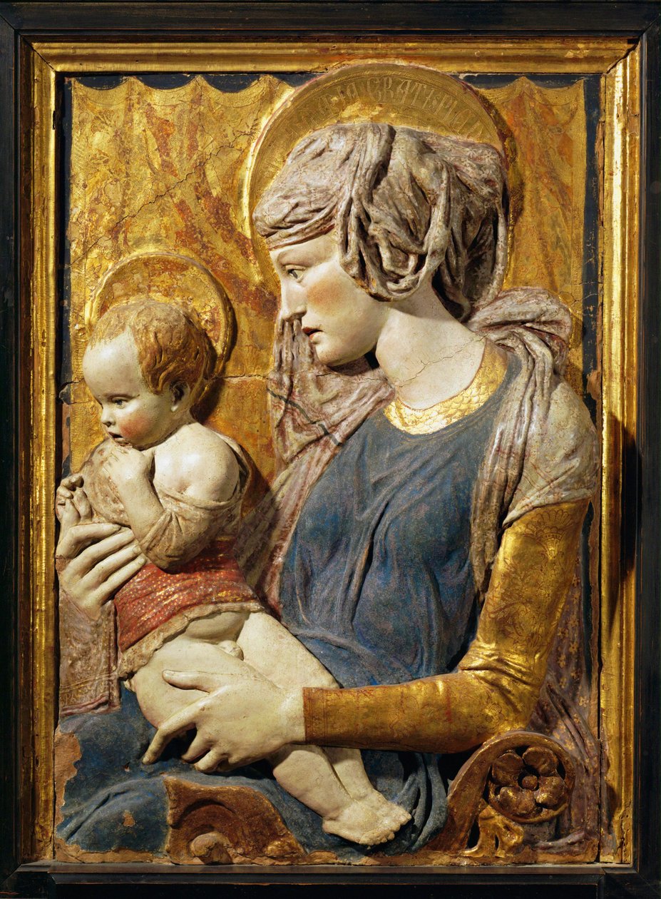 La Virgen y el niño ... de Donatello