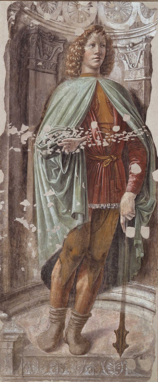 Bramante - Hombre con maza, c. 1486 de Donato Bramante