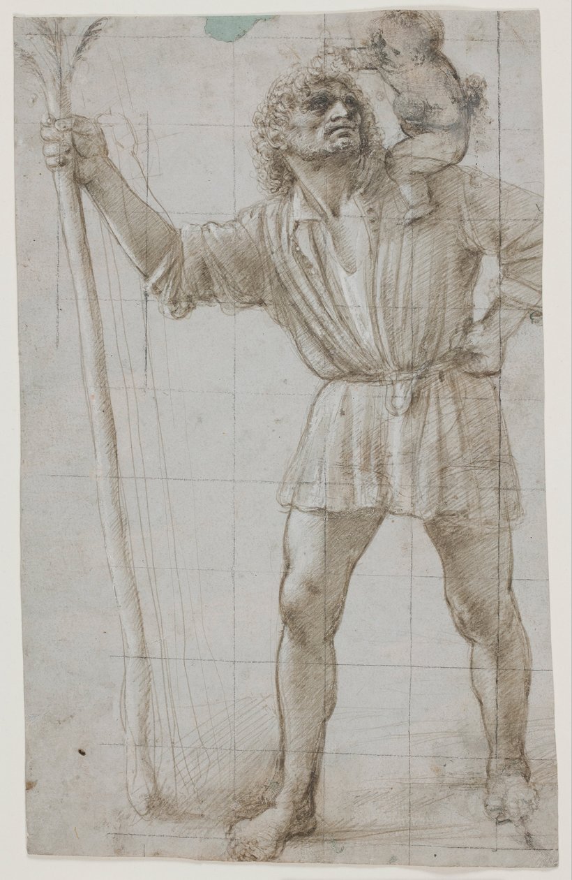 San Cristóbal con el Niño Jesús de Donato Bramante