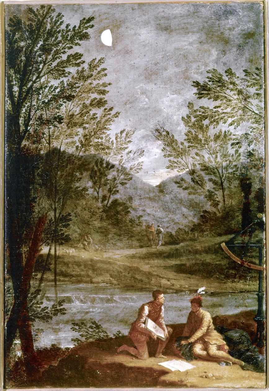 Observación astronómica. 1711. (óleo sobre lienzo) de Donato Creti