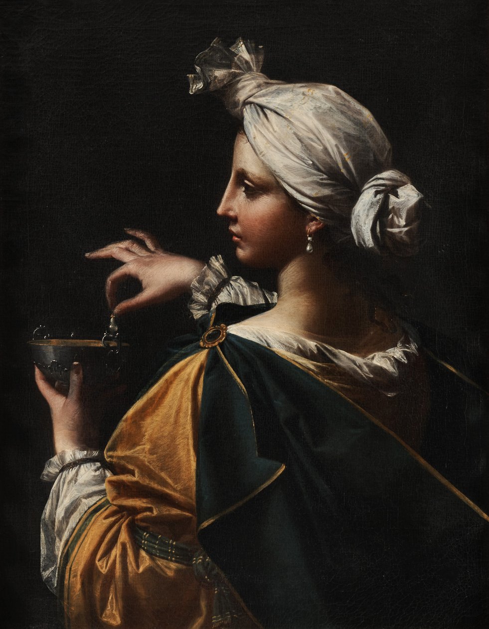 Cleopatra disolviendo la perla de Donato Creti
