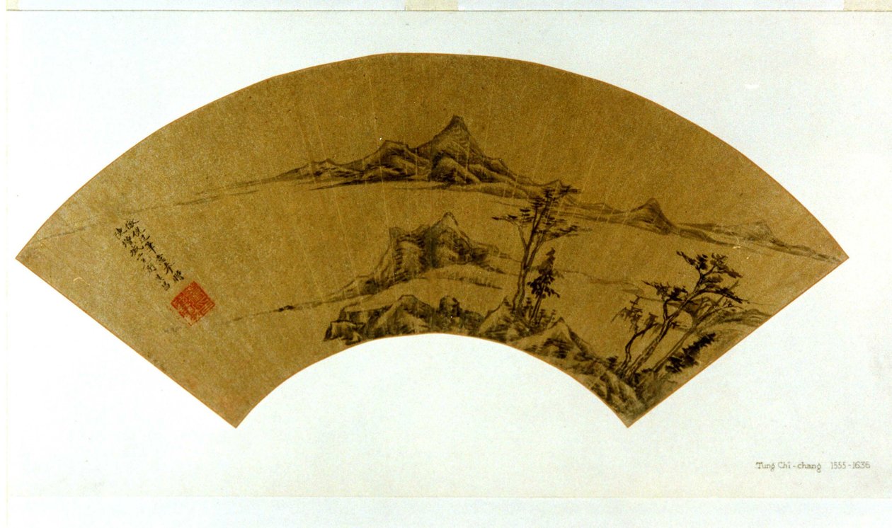 Paisaje al estilo de Ni Zan de Dong Qichang