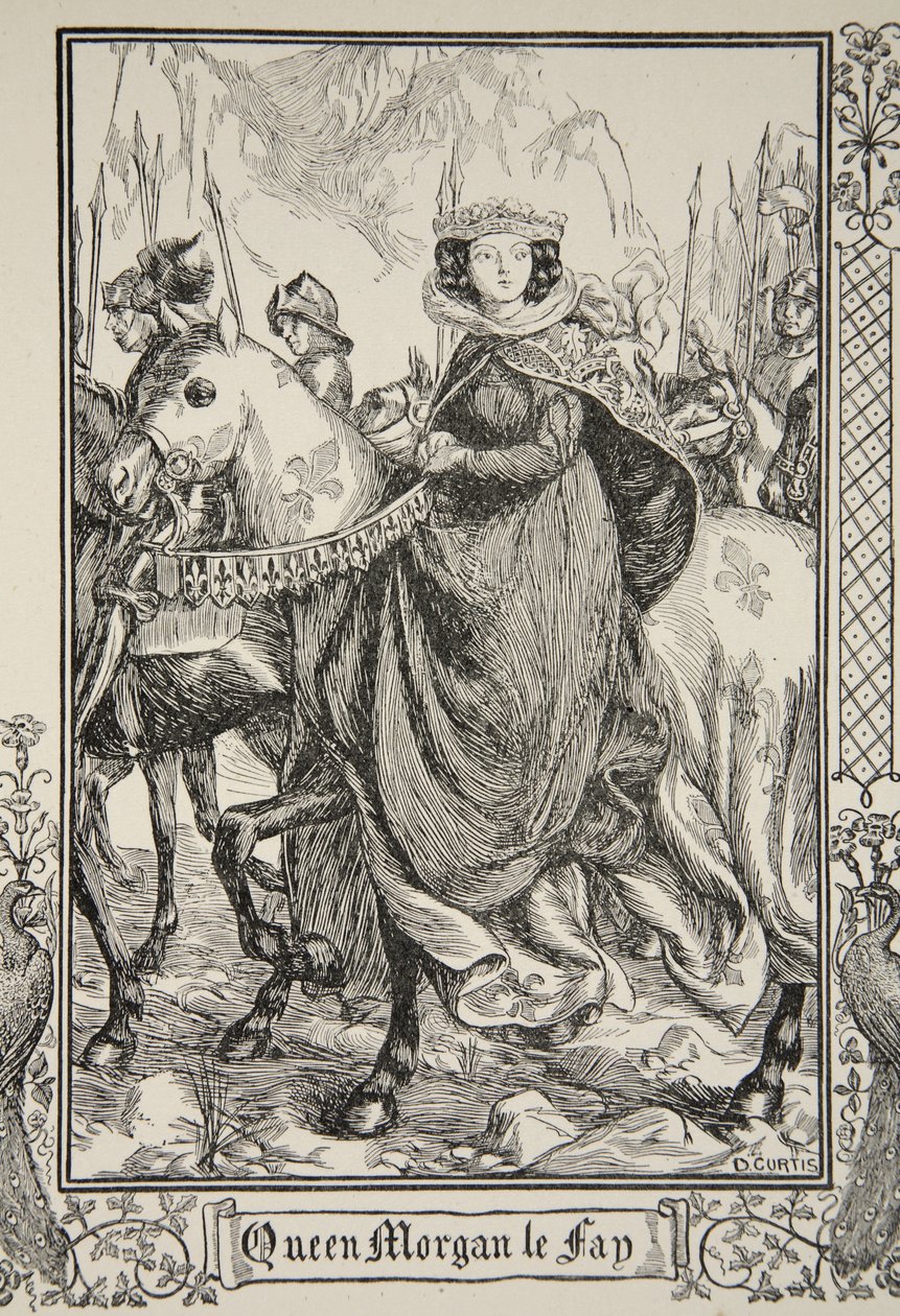 Reina Morgana le Fay, ilustración de 