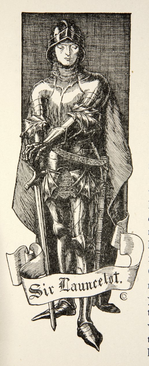 Sir Launcelot, ilustración de 