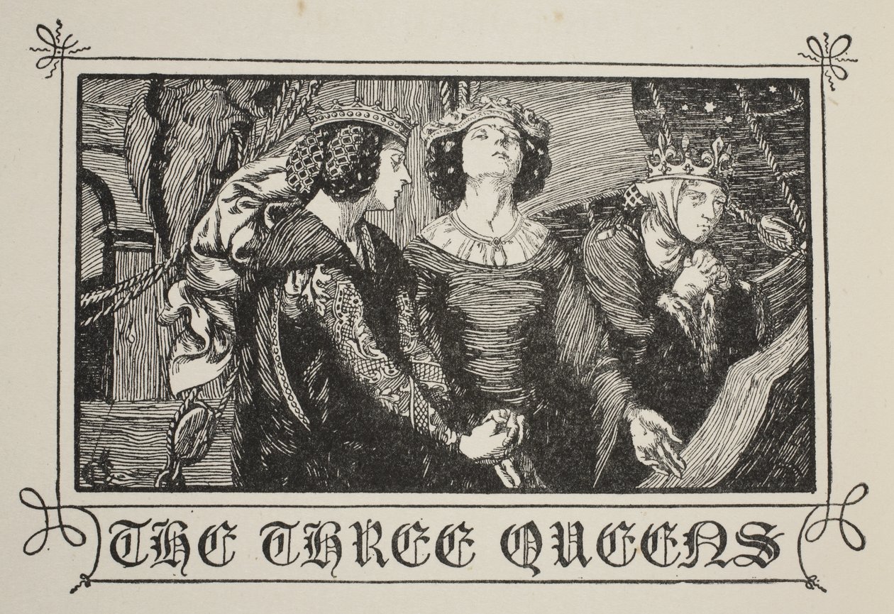 Las tres reinas, ilustración de 