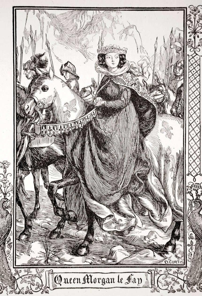 Reina Morgana la Hada, 1905 de Dora Curtis