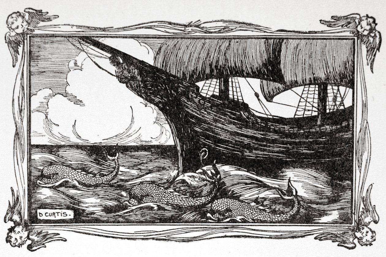 La poción mágica, 1905 de Dora Curtis