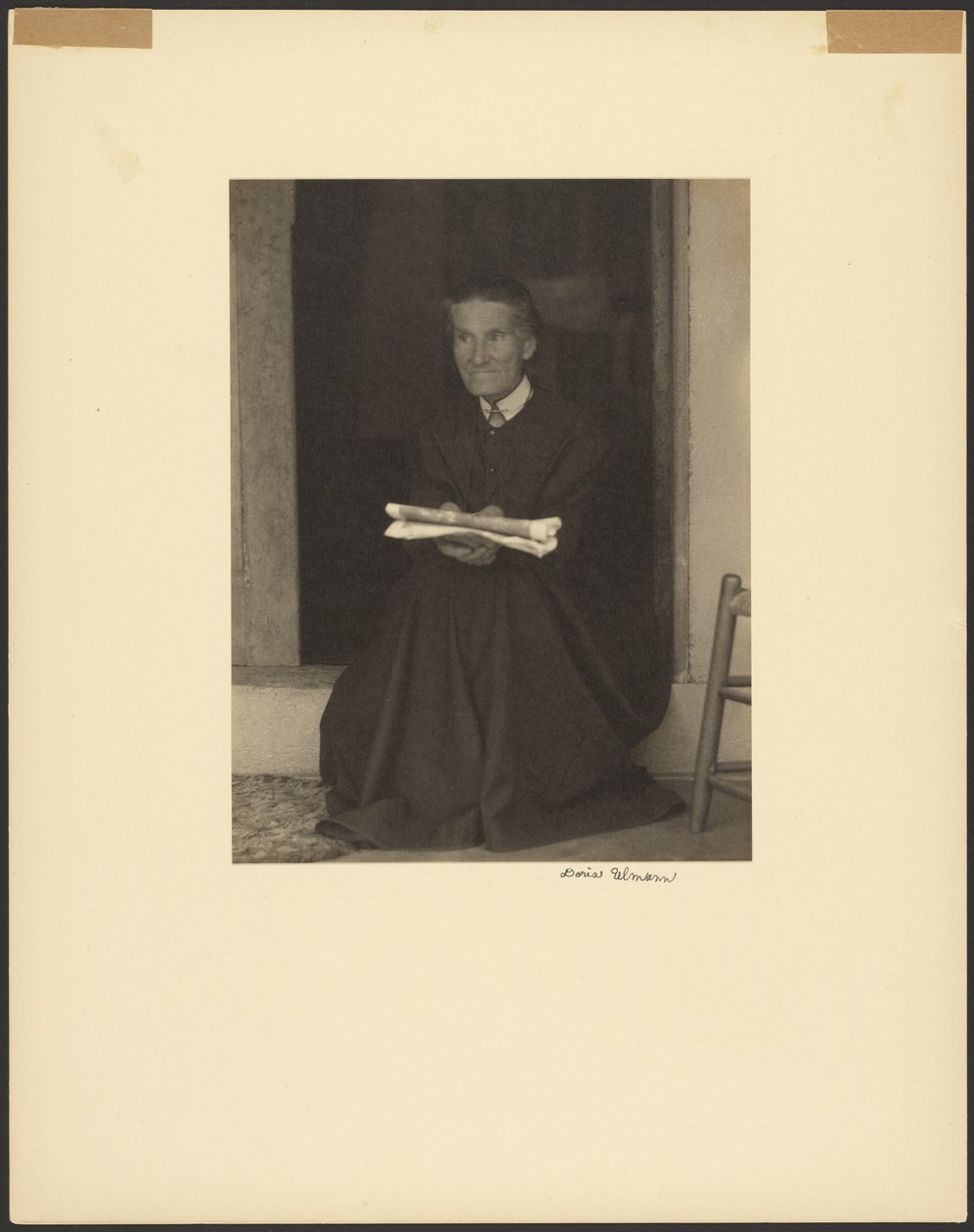 Hermana Sarah, Shaker Settlement, Mt. Lebanon, Nueva York de Doris Ulmann