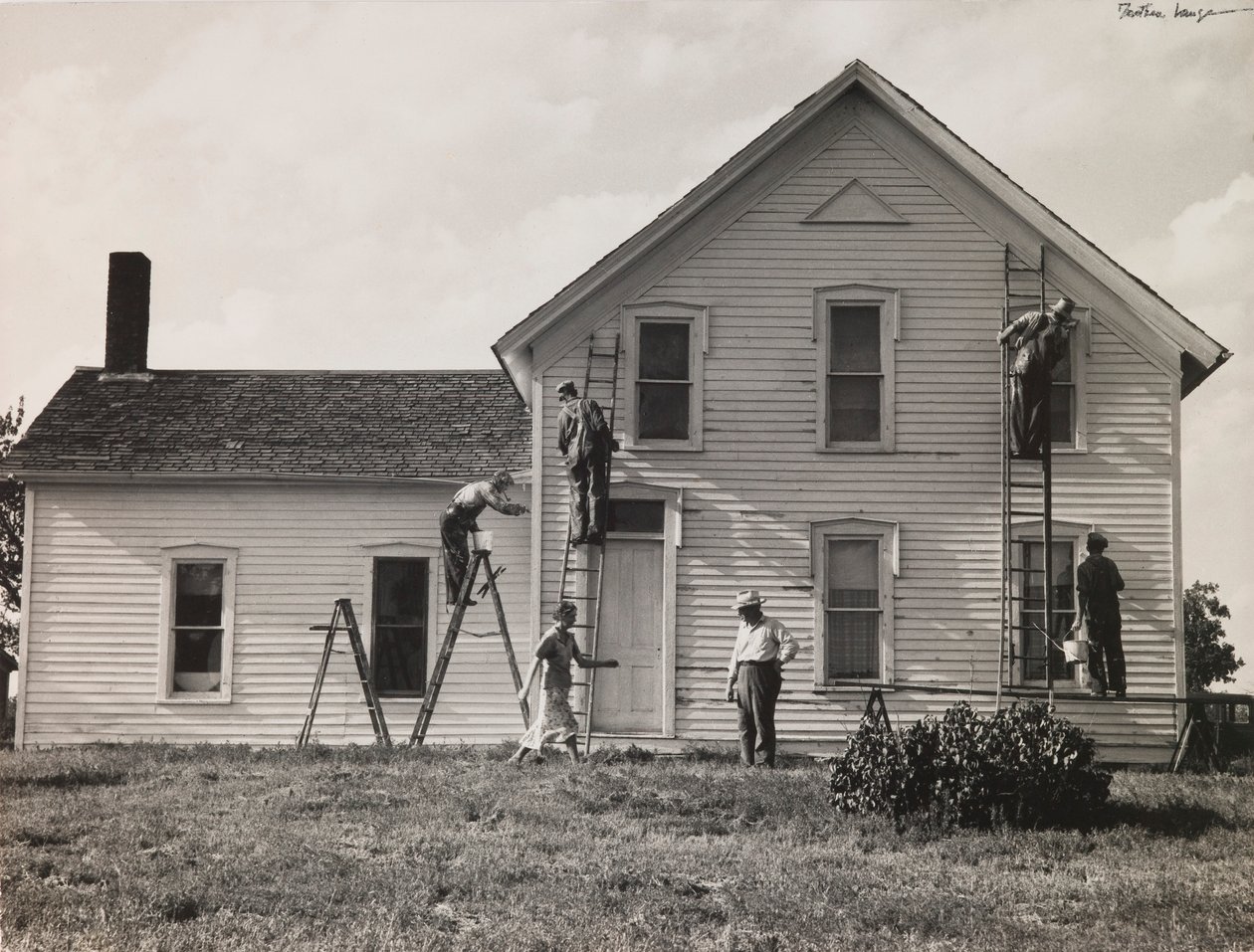 Granja familiar, Nebraska de Dorothea Lange