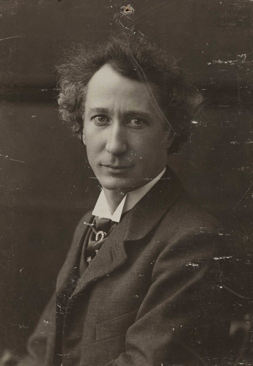 Retrato del pianista y compositor Emil von Sauer 1862-1942, c. 1905 de Dortmund . Photo studio Neuhaus