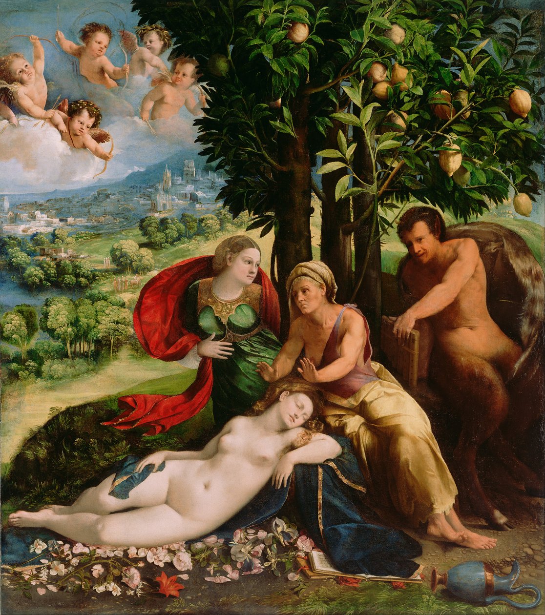 Escena mitológica de Dosso Dossi