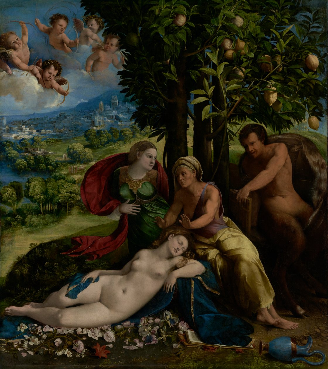 Escena mitológica, c.1524 de Dosso Dossi
