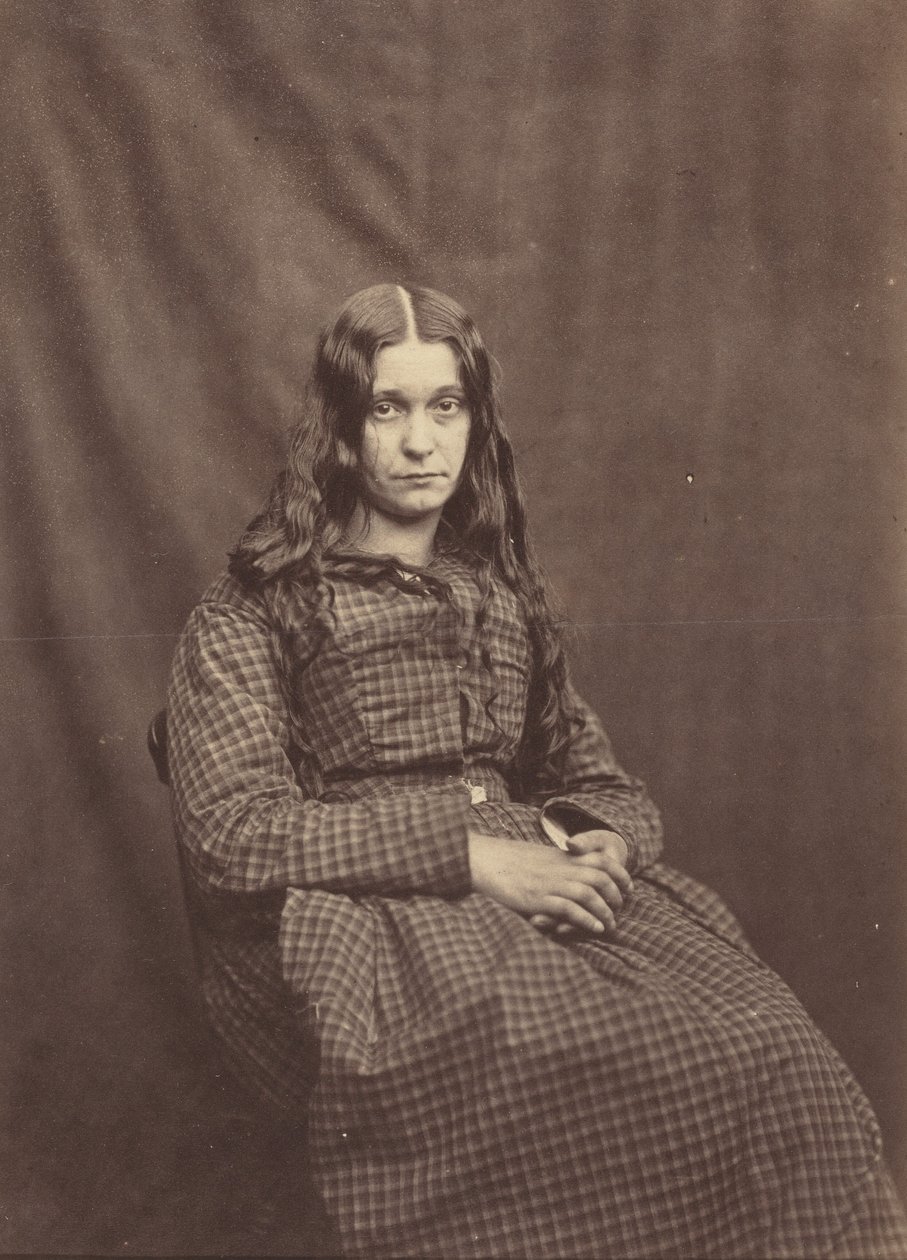 Mujer, Asilo del Condado de Surrey, c. 1855 de Dr Hugh Welch Diamond