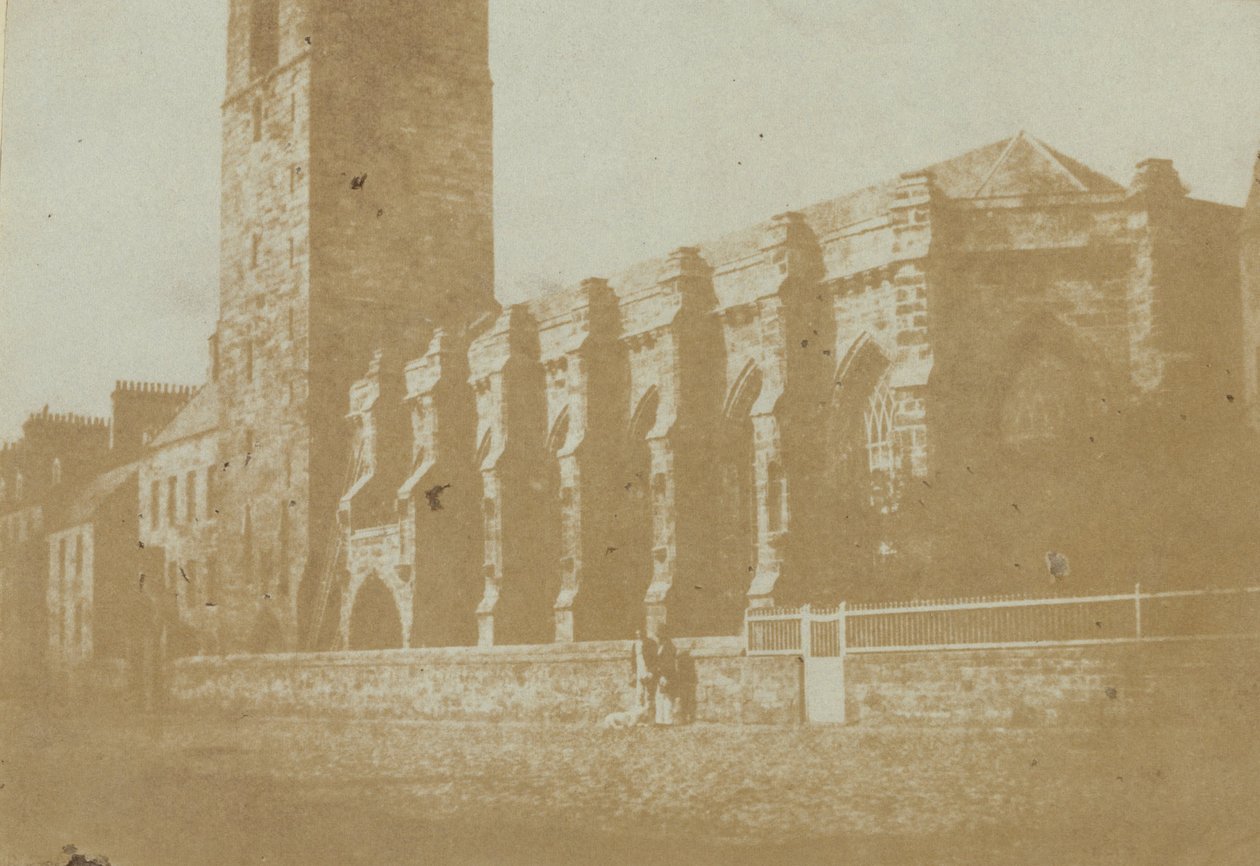 Capilla del Colegio St. Salvator, St. Andrews desde el Suroeste de Dr. John Adamson