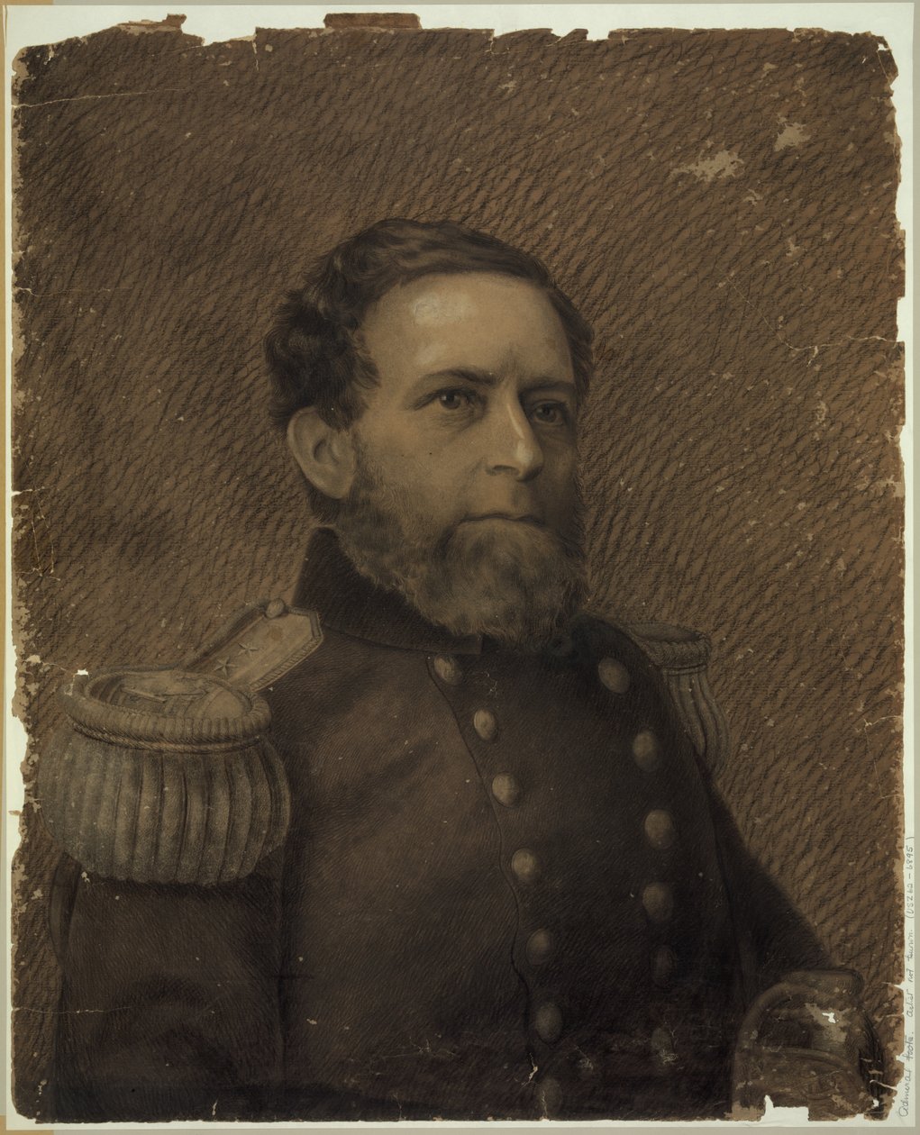 Almirante Andrew H. Foote, retrato de cabeza y hombros, con uniforme militar Abstracto/medio de Drawings