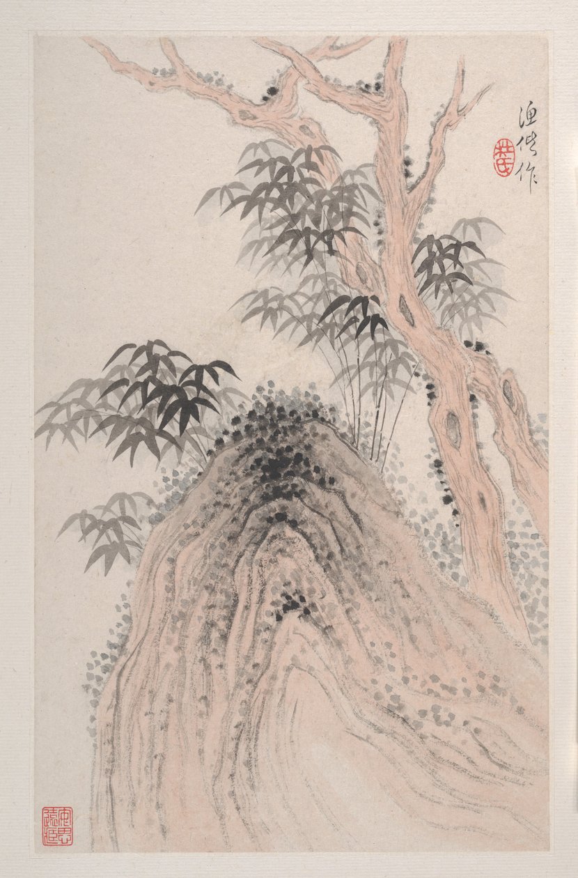 Paisajes después de los viejos maestros, siglo XIX de Du Xiang
