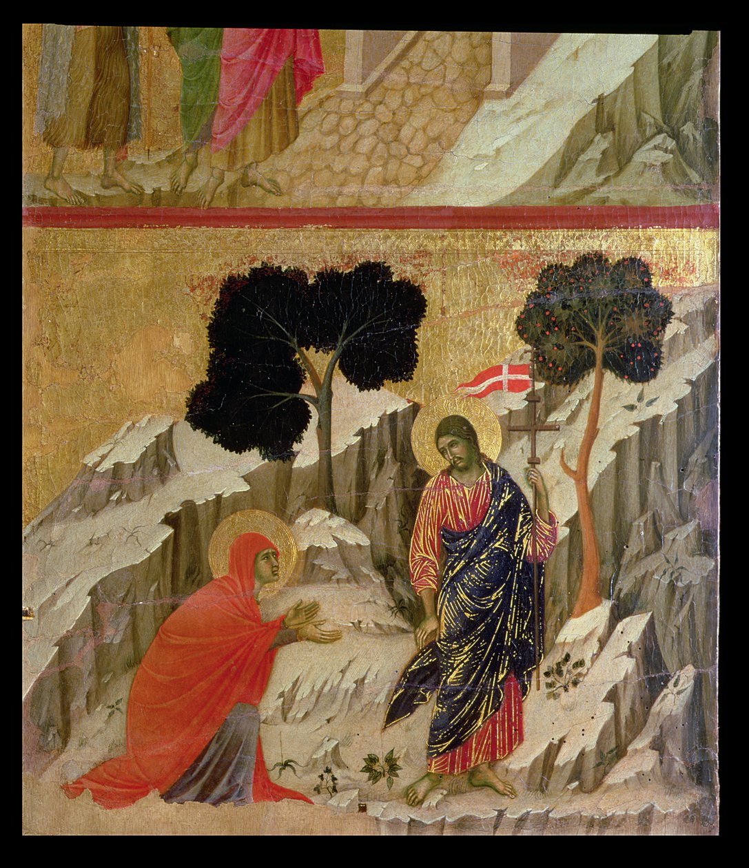 Maesta: Noli Me Tangere, 1308-11 de Duccio di Buoninsegna