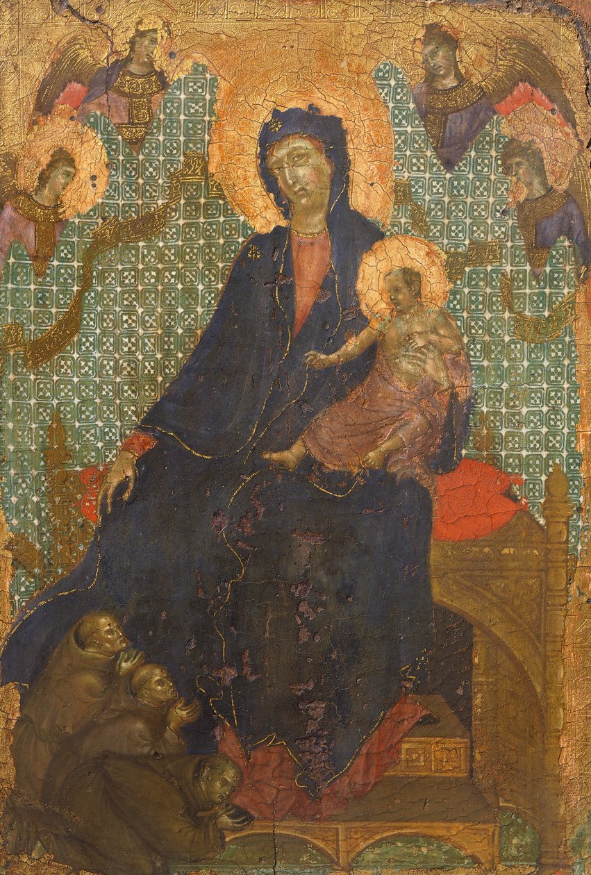 Madonna de los Franciscanos de Duccio di Buoninsegna