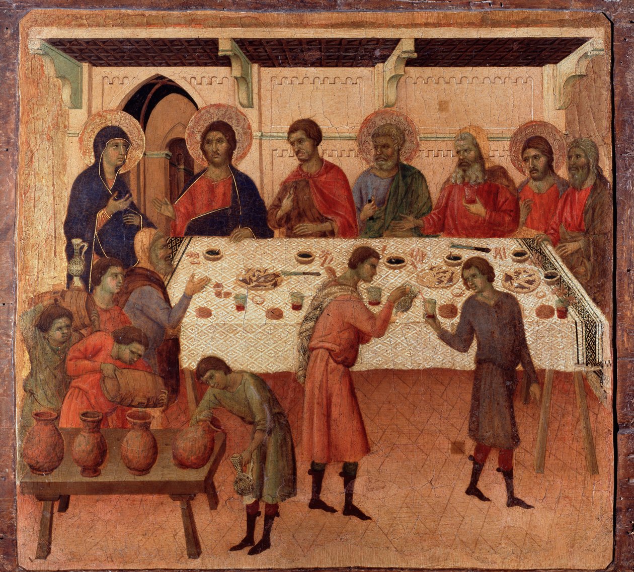 Las bodas de Caná de Duccio di Buoninsegna
