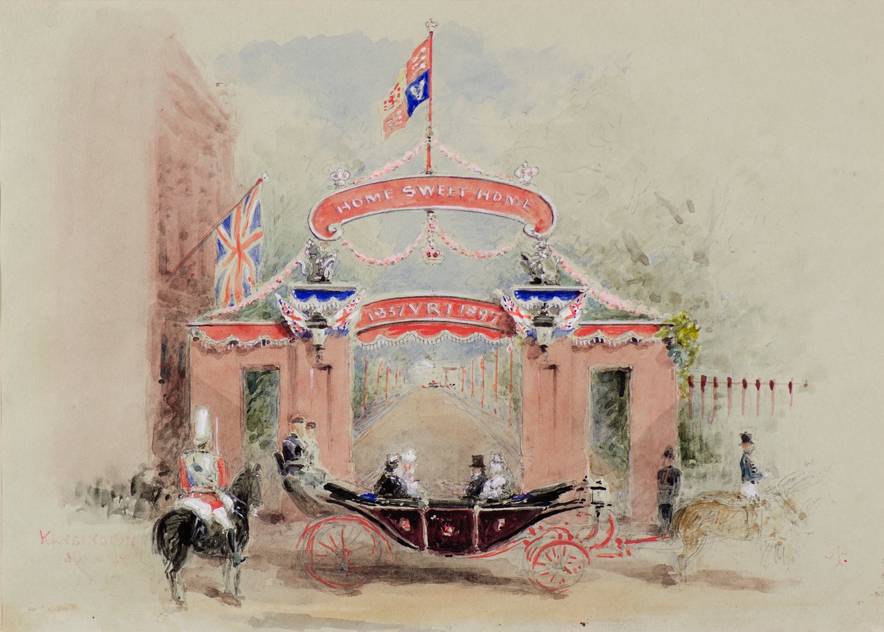 Entrada al Palacio de Kensington de Duchess of Argyll Princess Louise