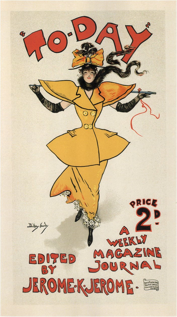 Journal To-Day, editado por Jerome K. Jerome, Póster, 1895 de Dudley Hardy