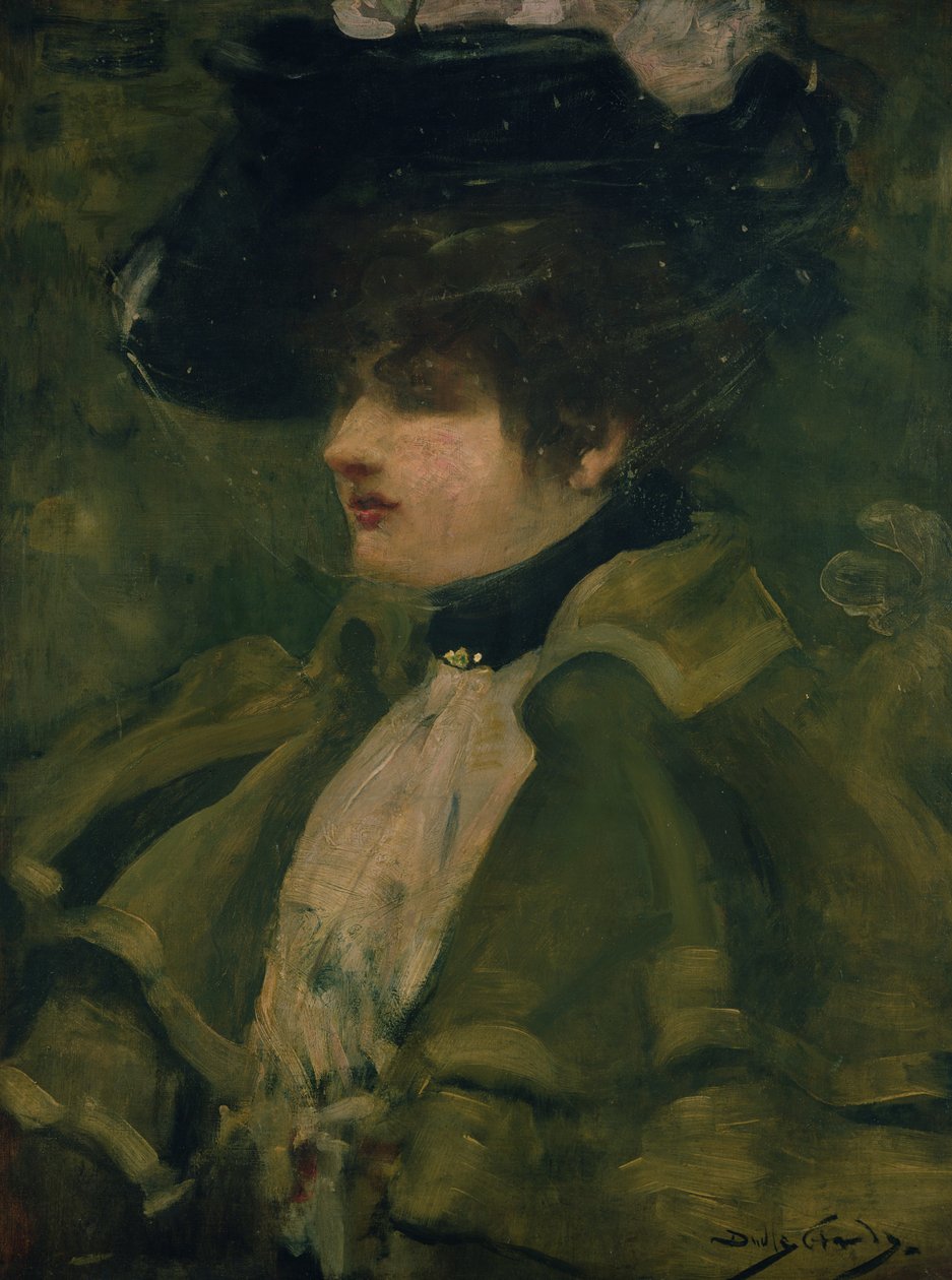 Retrato de Sarah Bernhardt de Dudley Hardy