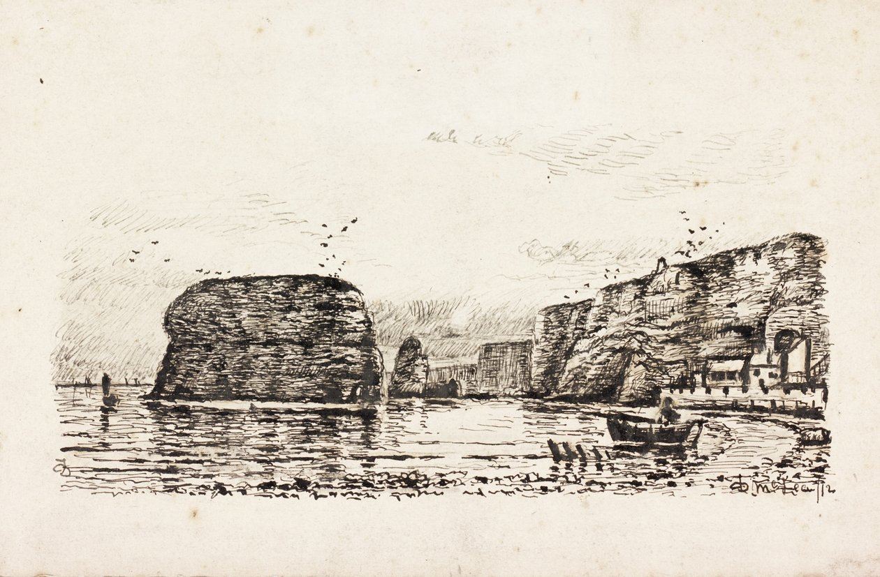 Roca y gruta de Marsden de Duncan F. McLea