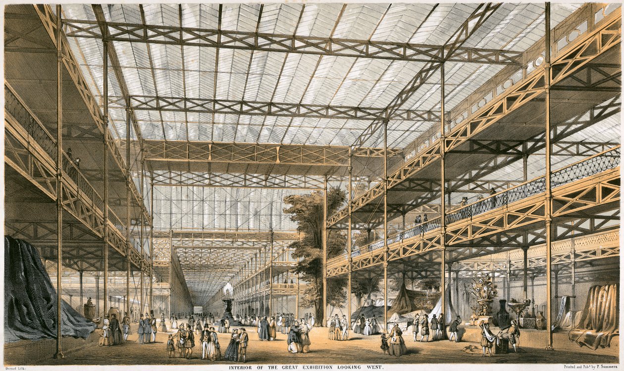 Gran Exposición, Palacio de Cristal, Hyde Park, Londres, 1851 de Durond