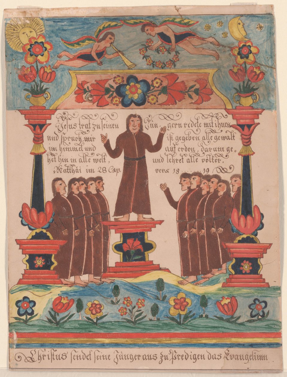 Jesús fue a sus discípulos, c.1810-20 de Durs Sr. and Rudy, Durs Jr. Rudy