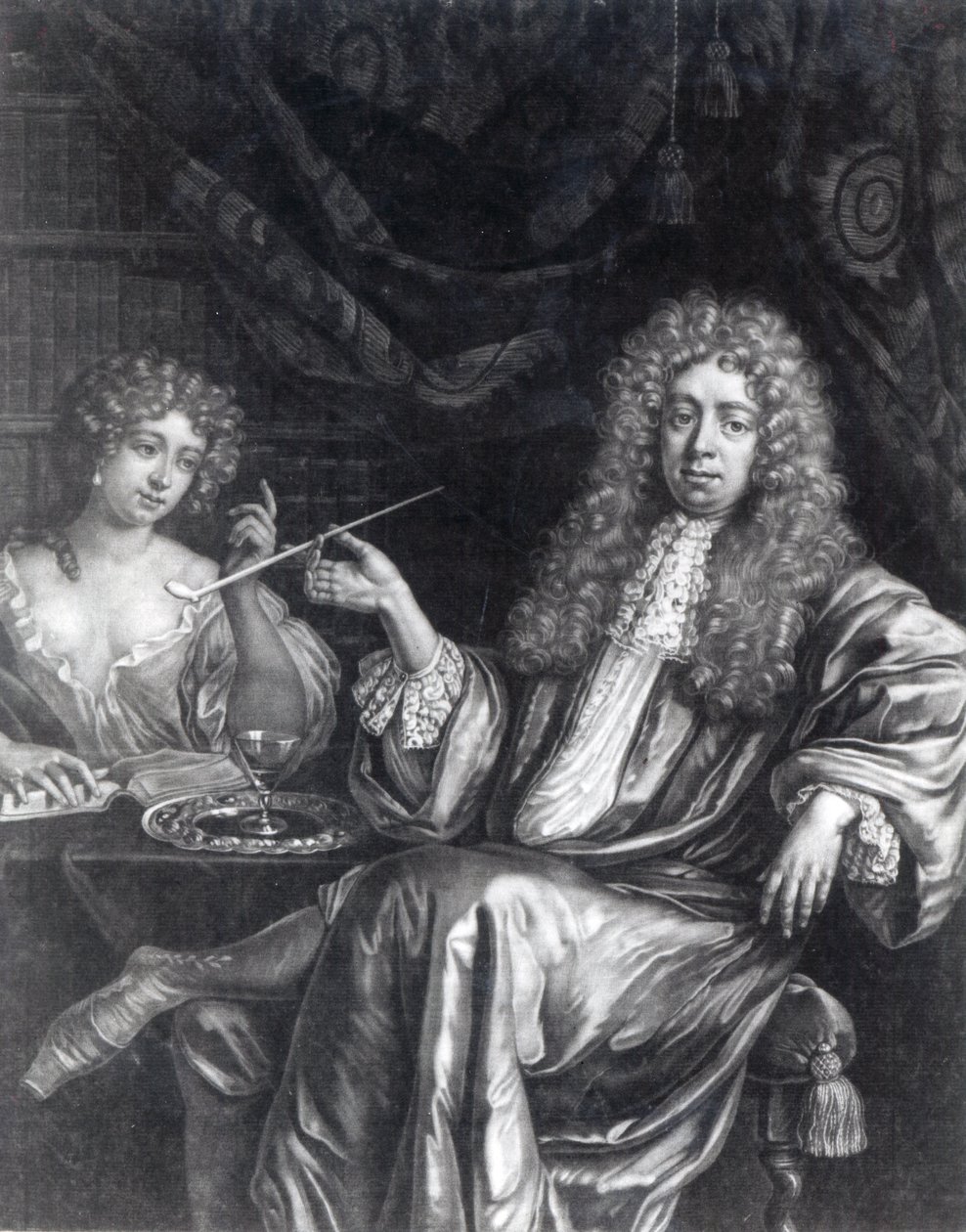 Adrian Beverland, grabado por Isaac Beckett de Dutch School