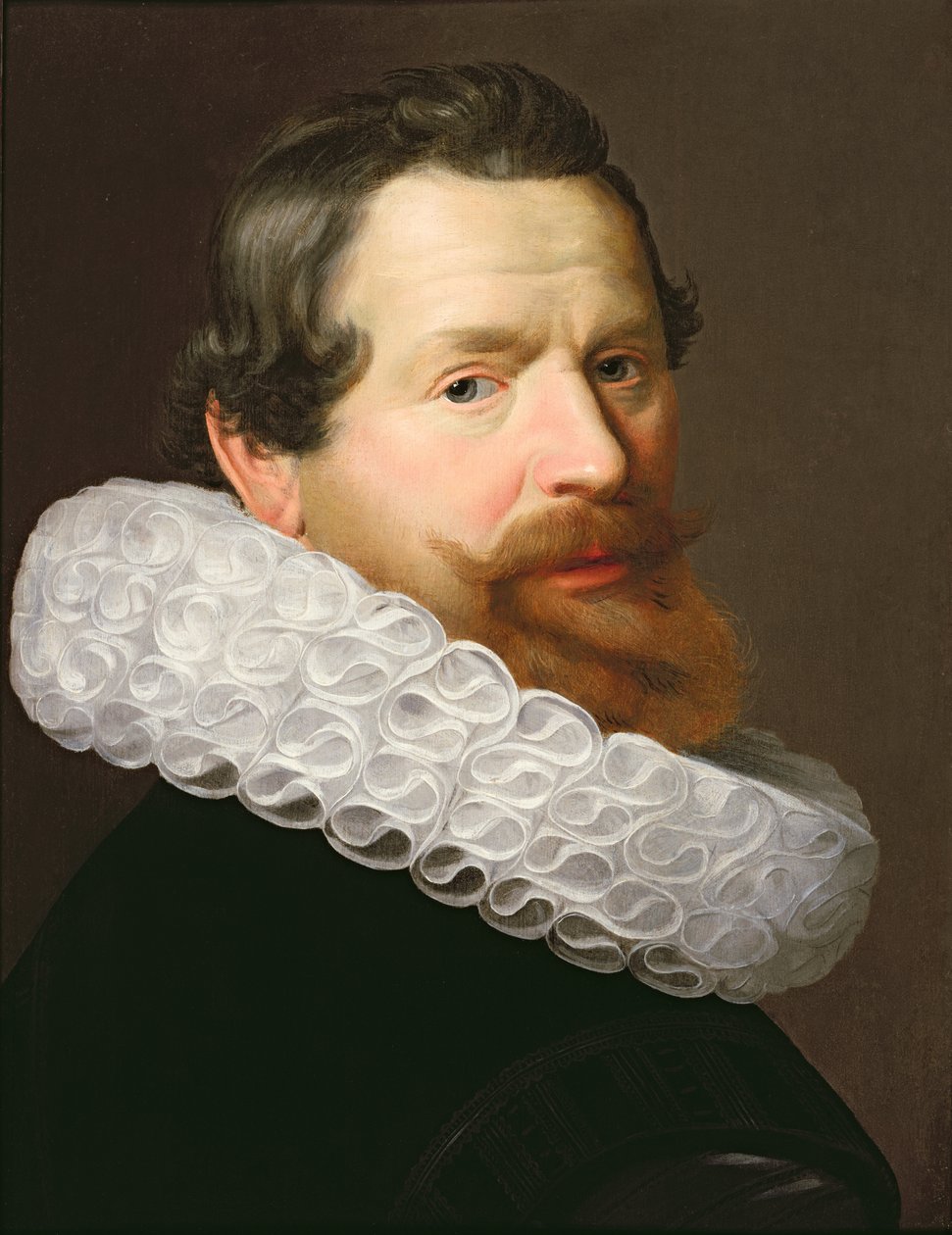 Retrato de un Hombre con Gorguera de Dutch School