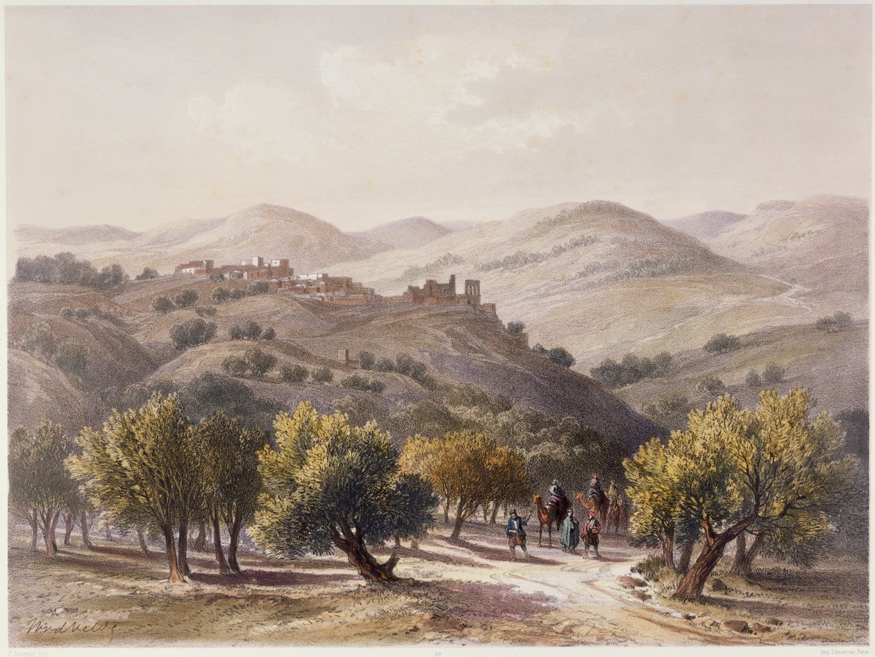 Samaria, grabado por Jean Jacottet (1806-c.1843) de Dutch School