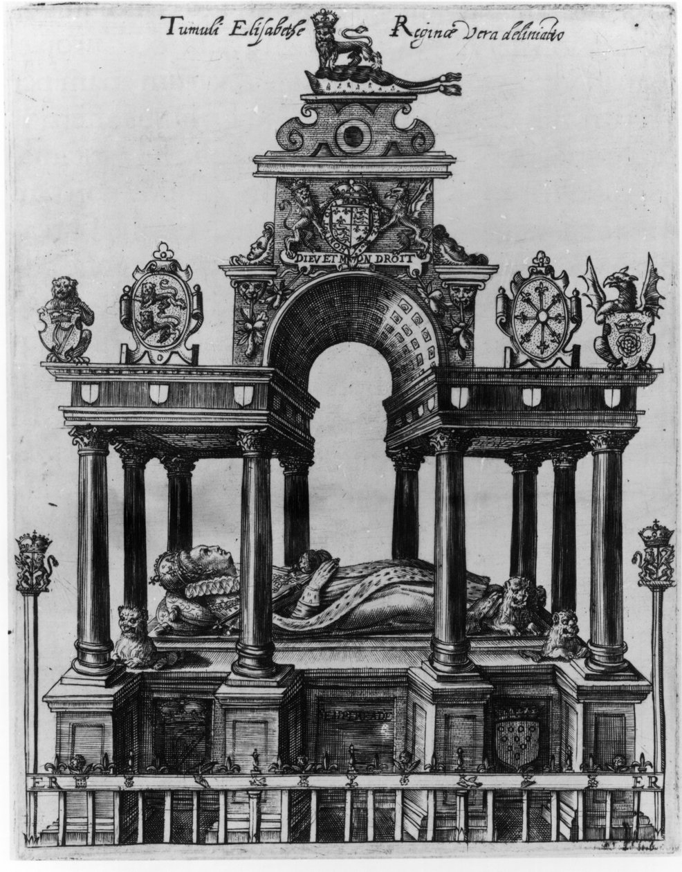 La Tumba de Isabel I, 1620 de Dutch School