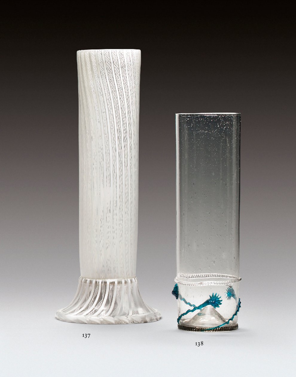 Un vaso Cometa de vidrio Façon de Venise, finales del siglo XVI - XVII de Dutch School