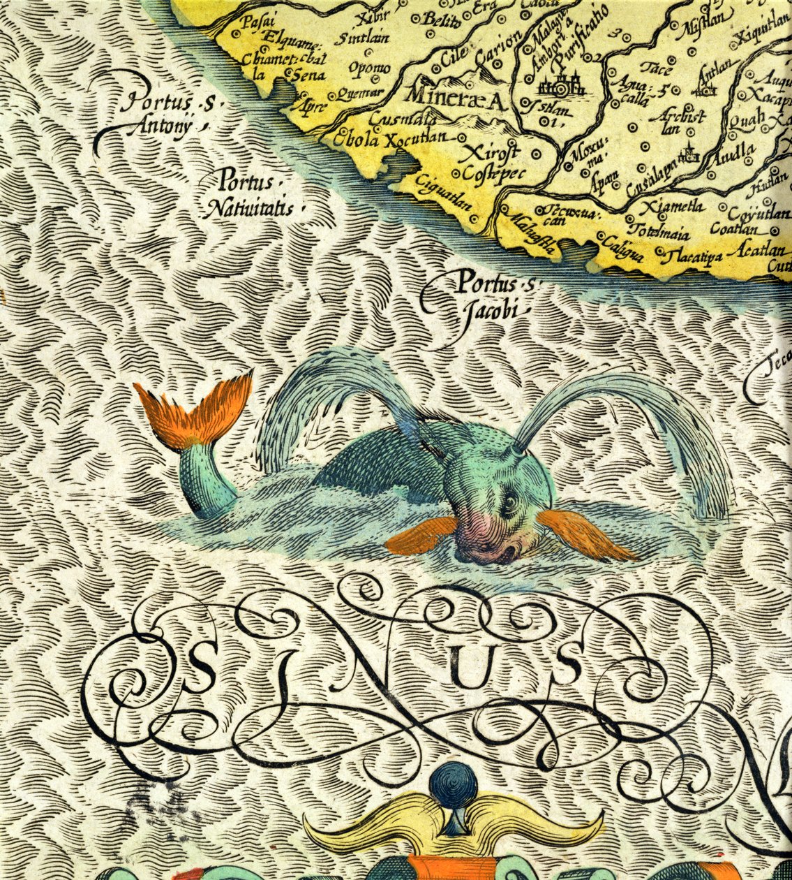 C.3.c.8 Monstruo marino, detalle de las p.369-70 del 