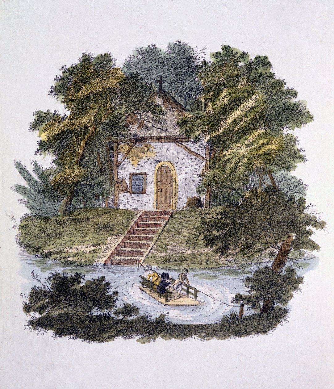 Ilustración de la Revista de Gemas de Jardín por G. van Laar, publicado en 1802 de Dutch School