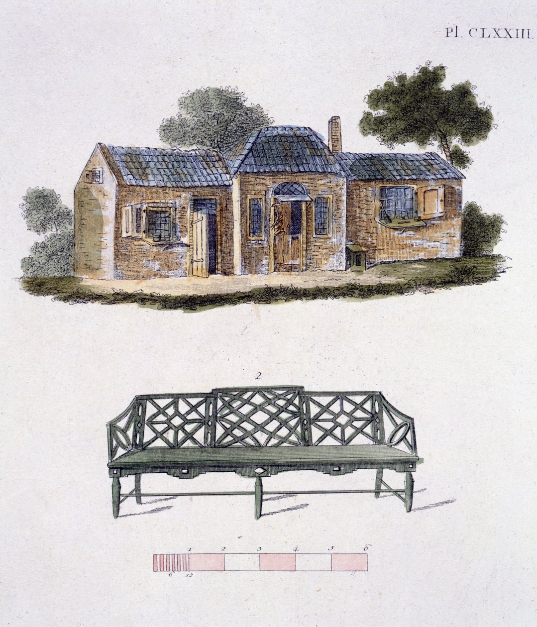 Ilustración de la Revista de Gemas de Jardín por G Van Laar, 1802 de Dutch School