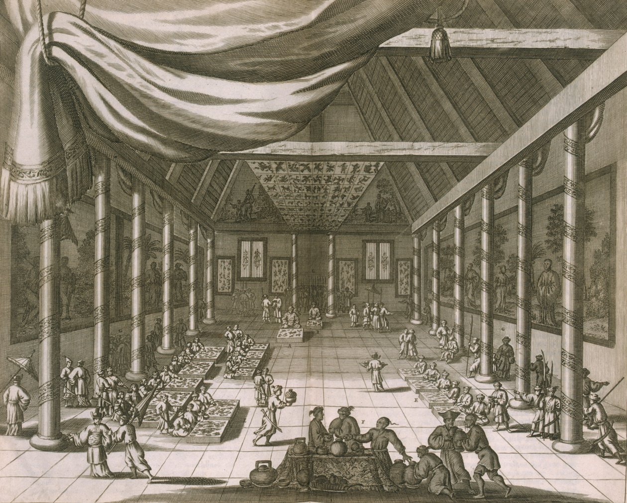 Palacio Imperial, Pekín, 1670 de Dutch School