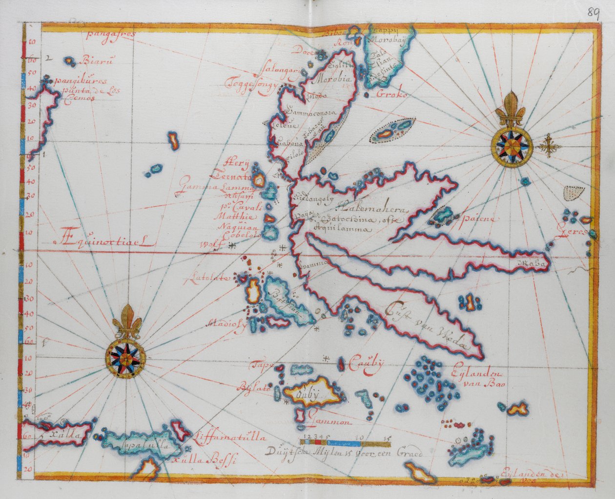 Islas Molucas (Maluku), E. Indias, Indonesia. de Dutch School