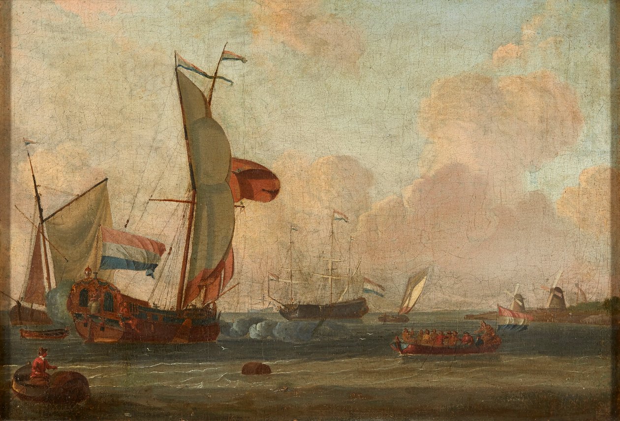 Embarcaciones en la Costa de Dutch School