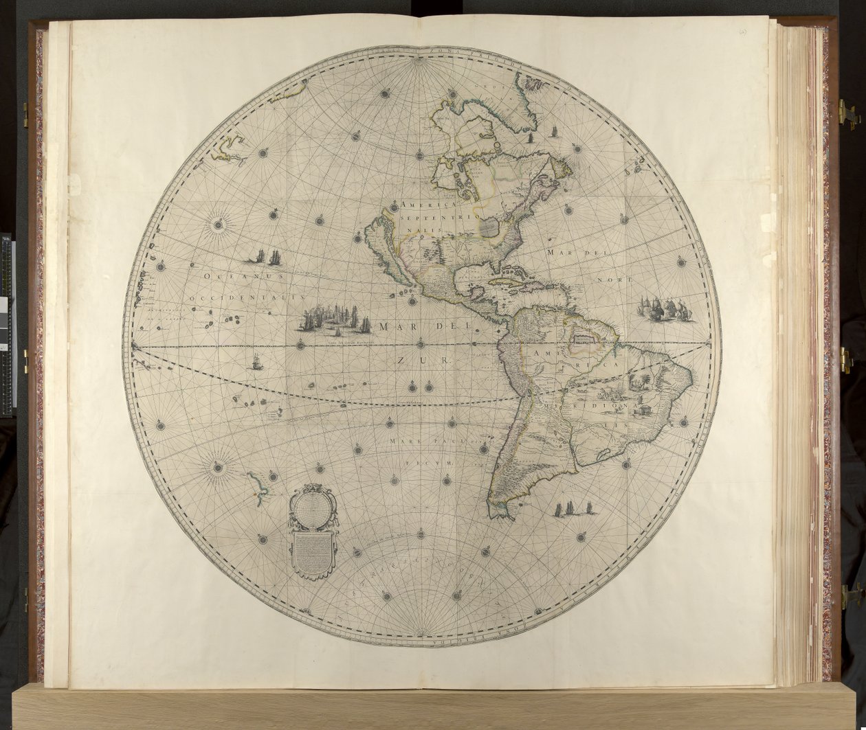 Las Américas, Klencke Atlas, c.1660 (grabado) de Dutch School