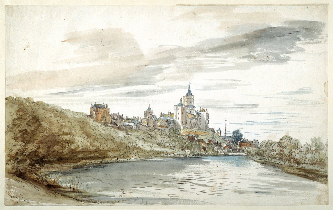 Vista de Cleves, finales del siglo XVII de Dutch School