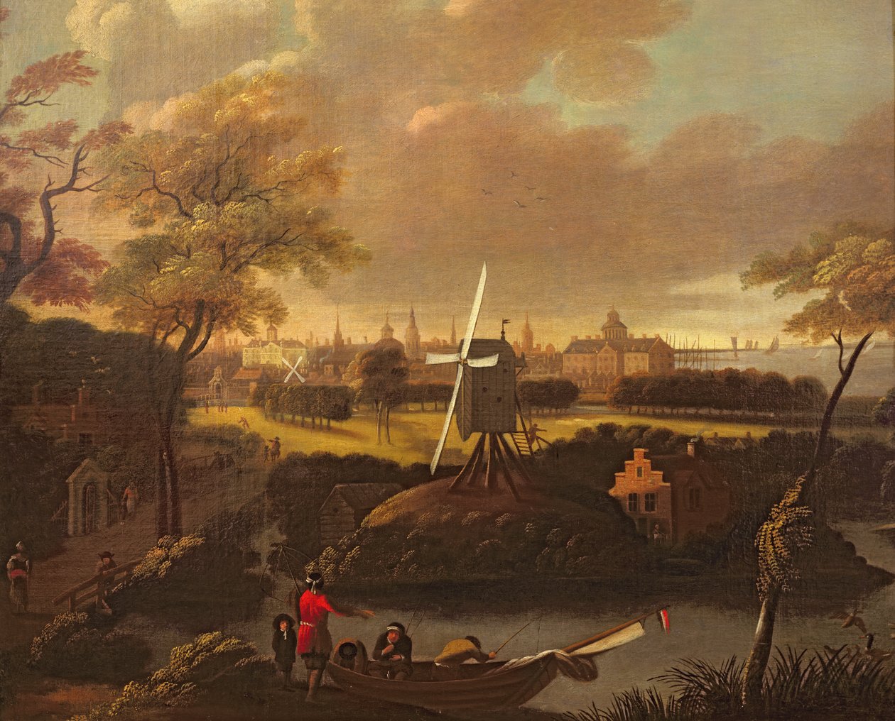Vista de Nueva York de Dutch School