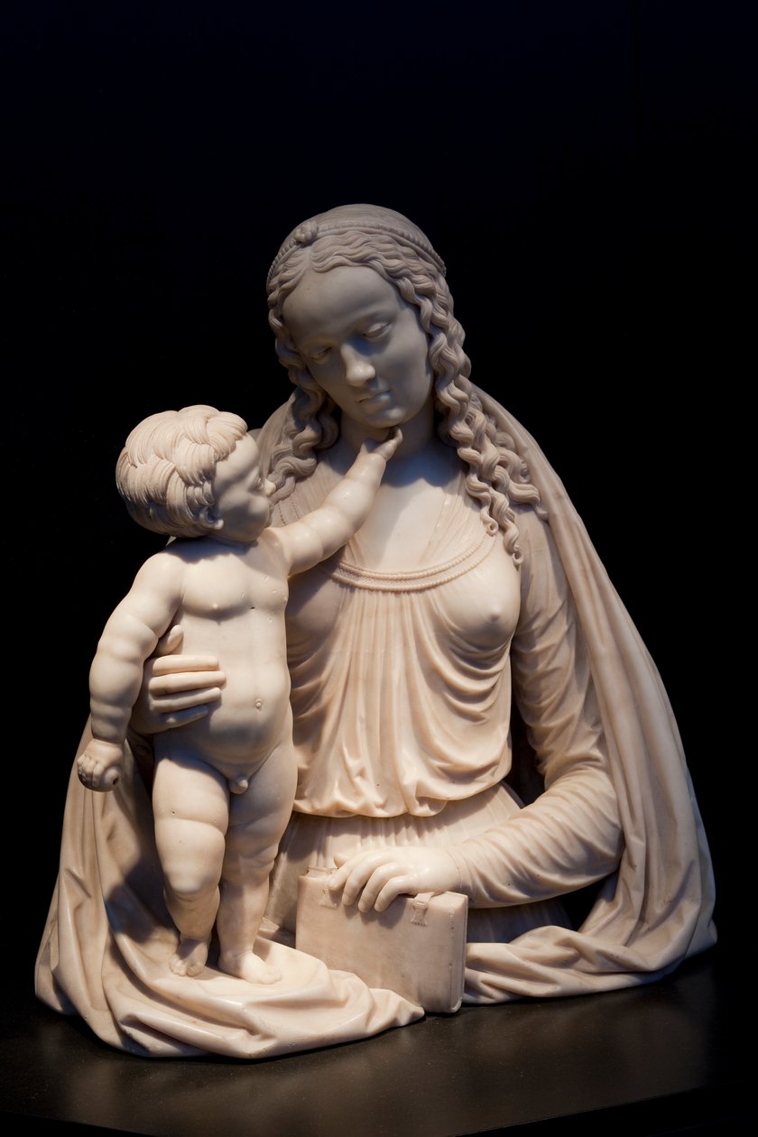 Virgen y Niño, c.1525, Tesoro de la Catedral, Catedral de San Miguel y Santa Gúdula (orfebrería) de Dutch School