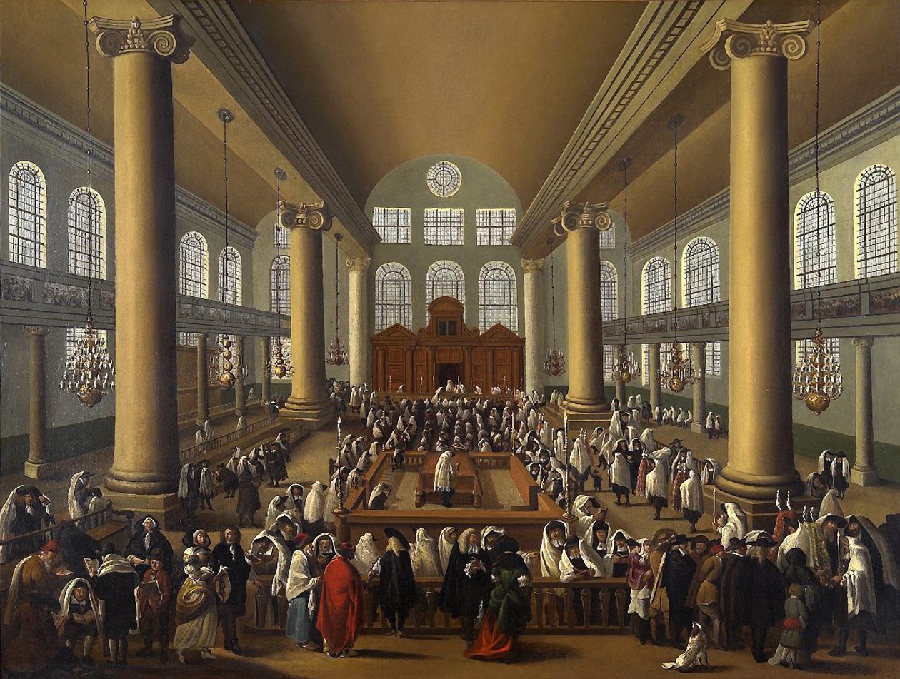 La sinagoga portuguesa, Ámsterdam de Dutch School Dutch School