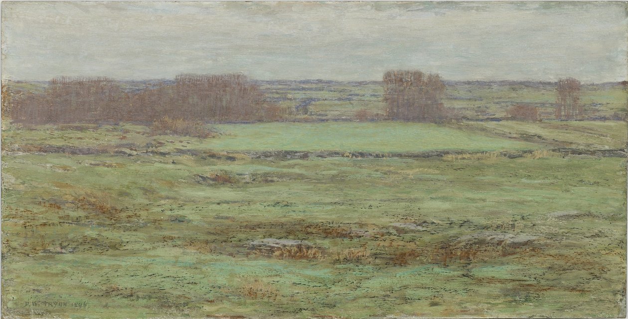 Tierras de Pastoreo: Primavera Temprana, 1896 de Dwight William Tryon