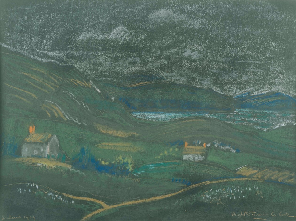 Paisaje sin título (Condado de Cork) de Dwight Williams
