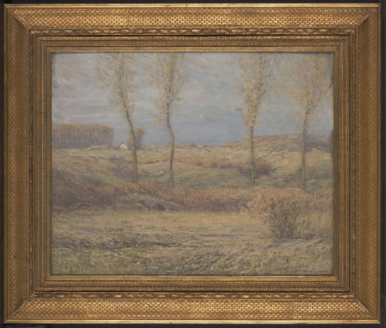 Mañana de noviembre (óleo sobre tabla) de Dwight William Tryon